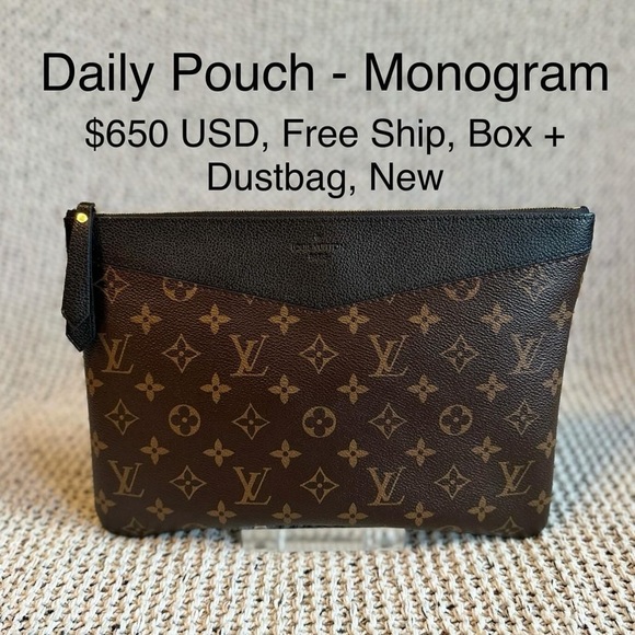 Louis Vuitton Daily Pouch Monogram - Picture 1 of 1
